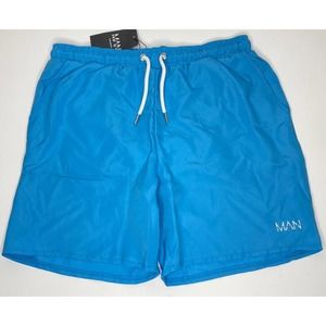 Boohoo Original Man Mid Length Swim Shorts